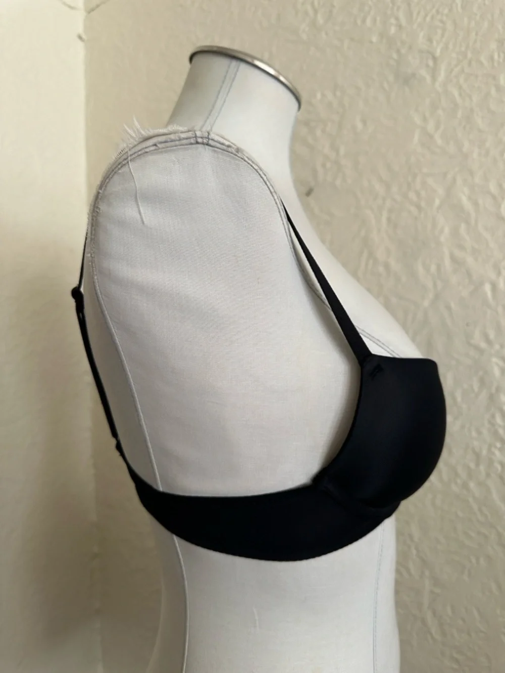 Victoria’s Secret Pink Wear Everywhere Super Push-Up Black Bra 32A - Picture 6 of 9